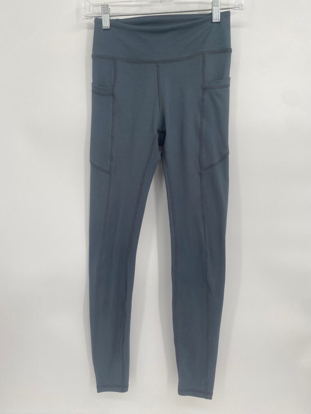 Gilly Hicks Find Your Happy Place Blue Leggings Pockets Women's Small